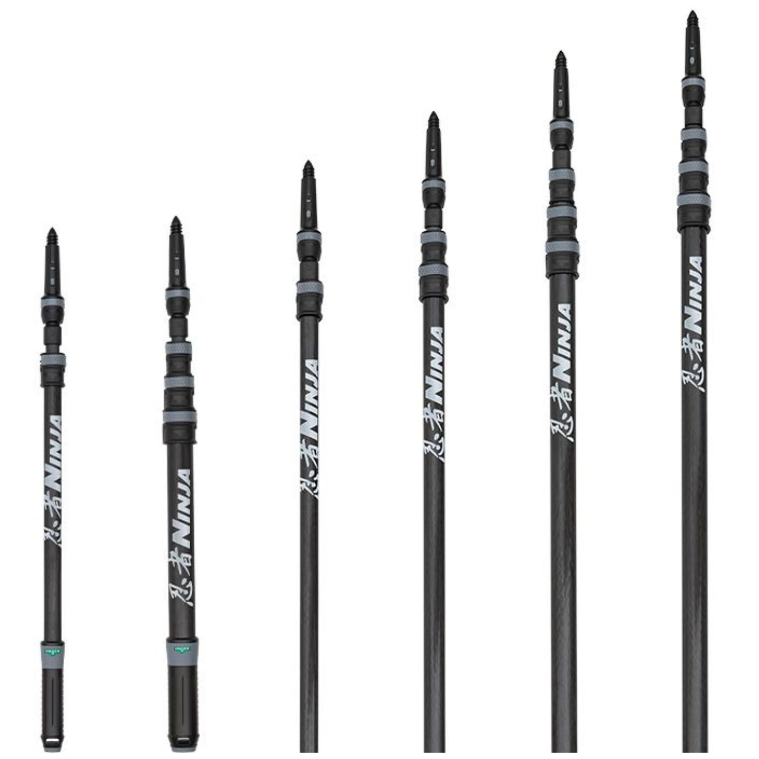 Teleskopstange Ninja Carbon 3.50 m 3teilig, 1.42 - 3.50 m ausziehbar