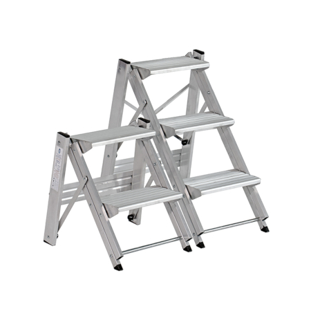 Sicherheitstreppe 3stufig Höhe Plattform 72 cm