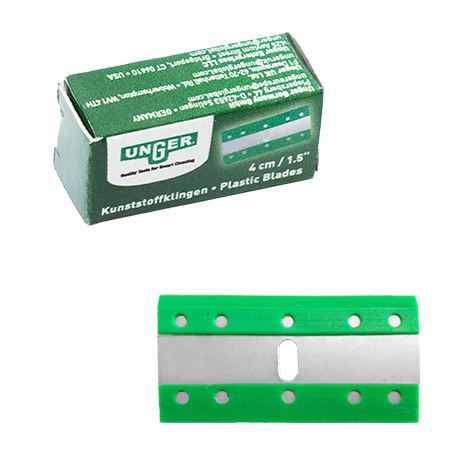Kunststoffklinge 4 cm zu Unger Sicherheitsschaber - Pack à 10 Stk.