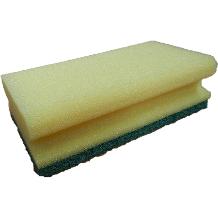 Pad-Schwamm  gelb/grün 90 x 145 x 48 mm