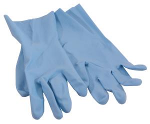 Handschuhe Naturlatex - Gr. 6 - 6,5 blau