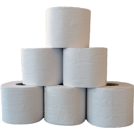 Soft Toilettenpapier 3lagig Recycling Pack à 10 x 6 = 60 Rollen à 250 Blatt