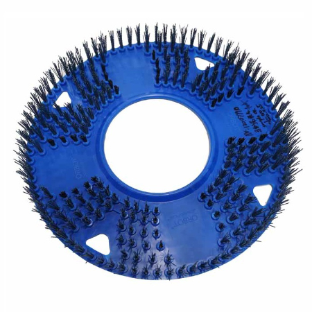 Speedflex-Bürste Outdoor blau-schwarz 17" für Orbot mit Klettrücken