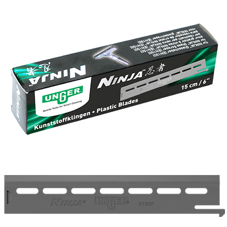 Kunststoffklinge 15 cm zu Ninja Glasschaber - Pack à 10 Stk.