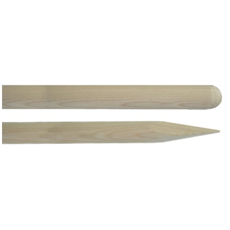 Holzstiel zu Erikabesen, gespitzt (Länge 150 cm, Dm. 28 mm, Holz roh)