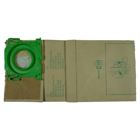 SEBO-Papierfilterbeutel  d.l. - Kunststoffeinlass 370/470 / XP 20