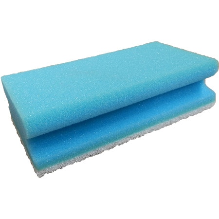 Pad-Schwamm  blau/weiss 86 x 153 x 42 mm