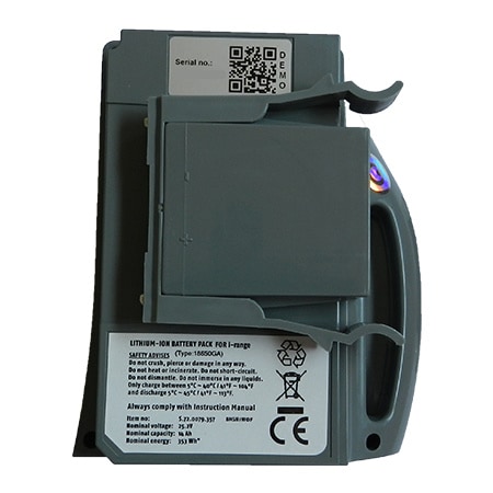 Batterie i-Mop 25.2V 14Ah Klammer grau rechts ADR Kl. 9 UN-Nr. 3480
