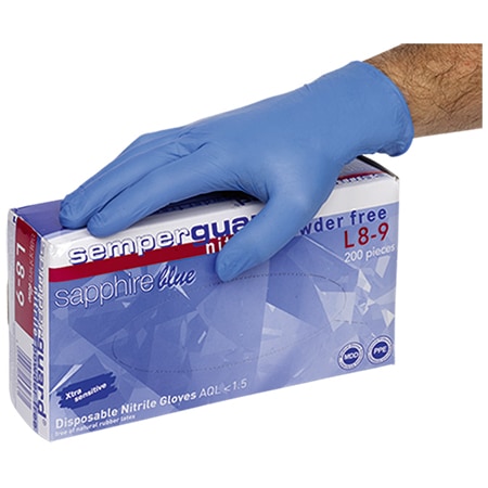 Handschuhe Nitril light lila Grösse XL 180 Stück pro Pack - 10 Pack pro Karton