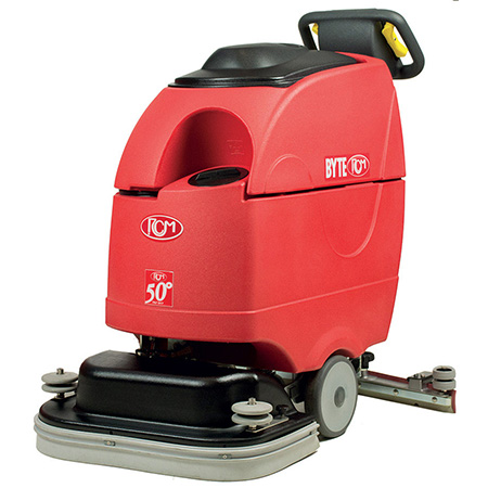 Scheuersaugmaschine RCM Byte II 612 T inkl. Lithium-Ladetechnik, Bürsten PPL 0.6 und PU-Sauglippen